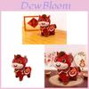 Chinese Zodiac Year Of The Horse Plush Toy With Tassel Fufuma For Corporate Events And Gifts