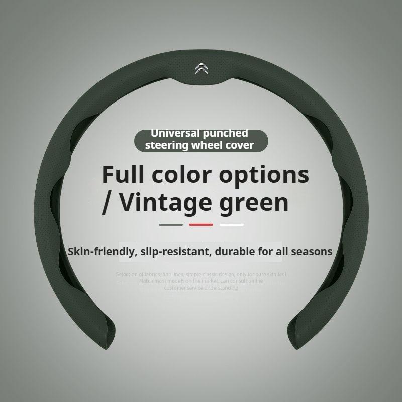 For Citroen C1 C2 C3 C4 C5 C6 VTS Xsara C-Crosser Berlingo Jumpy Anti slip breathable Car Steering Wheel Cover Auto Accessories ale256