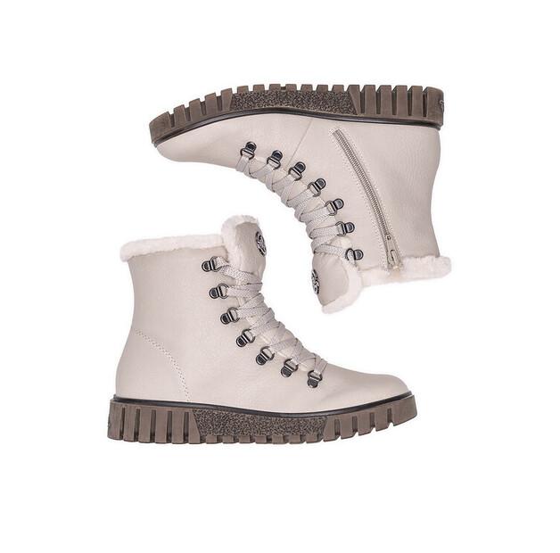 Rieker Y3432-60 Beige Ankle Boots