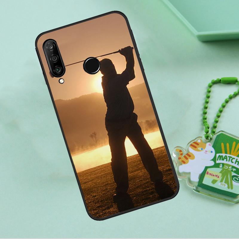 GOLF GOLFER GOLFING SUNSET For Huawei Nova 12s 12i 11i 7i 8i 9 10 SE Y91 Y90 Y60 Y70 Y72 Y61 P60 Pro P30 P40 Lite Case