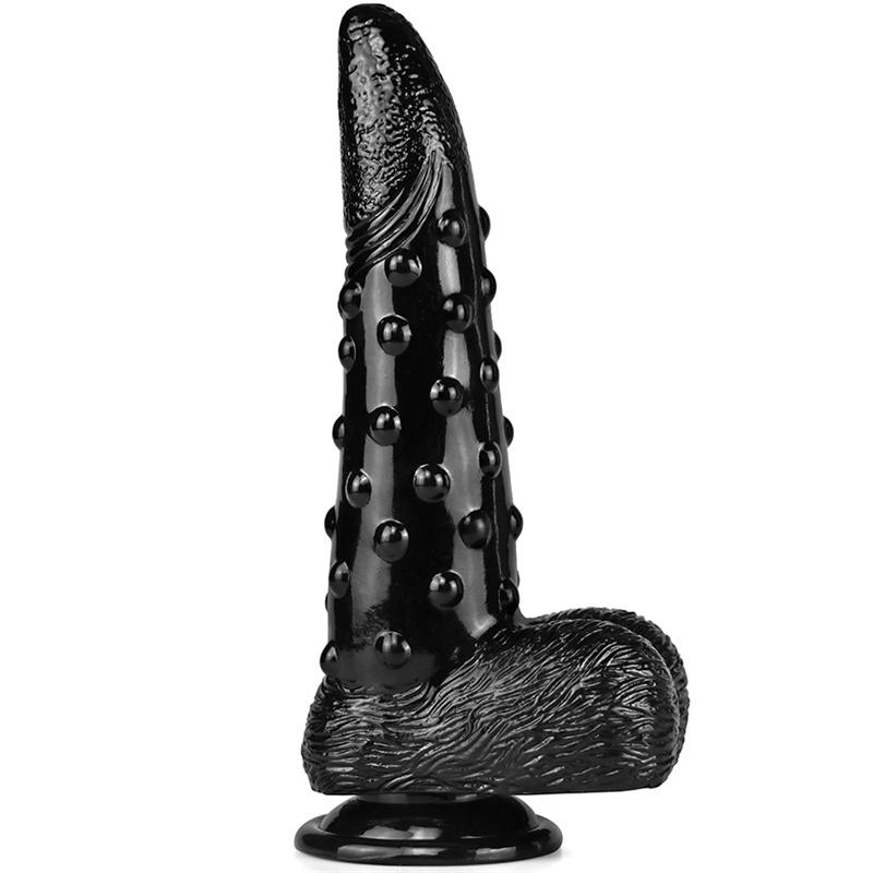 Female Artificial Corn Penis Crystal Transparent Dildo Adult Female Masturbation Stick