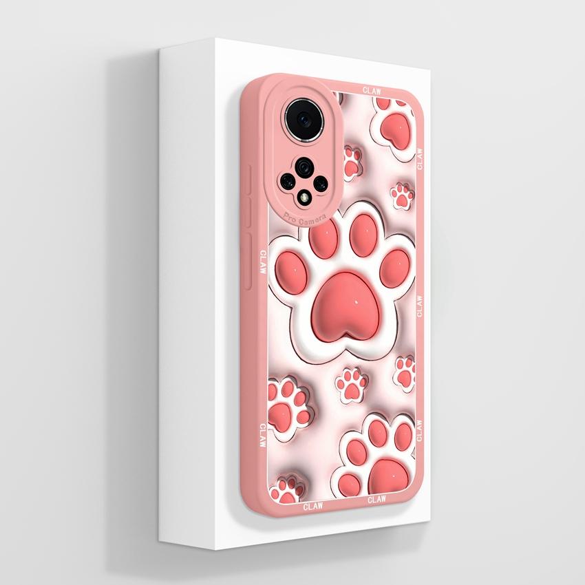 For Huawei Nova 9 10 11 Pro Y60 Y72 Phone Casing Pretty Watercolor Flowers Patterns Liquid Silicone Anti Drop Premium Protection Cover For Huawei Case