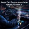 Smart Car Air Freshener Aroma Diffuser 5 Modes Rechargeable Humidifier with Digital Display Starry Light Auto Odor Eliminator