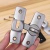 4/1PCS Stainless Steel Hook Latch Window Drawers Cabinet Locks 90 Degree Barn Door Latch Bolt Hook Sliding Gate Buckles Hardware
