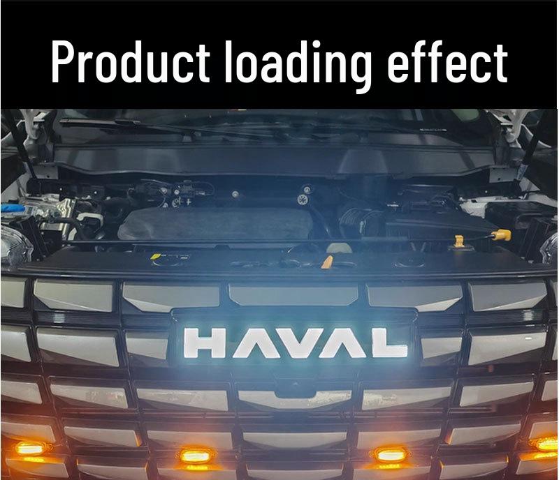 LED Flowing Daytime Running Lights for Haval F7/M6/H6/F4/H2/H9 First Love Car Logo Modification
