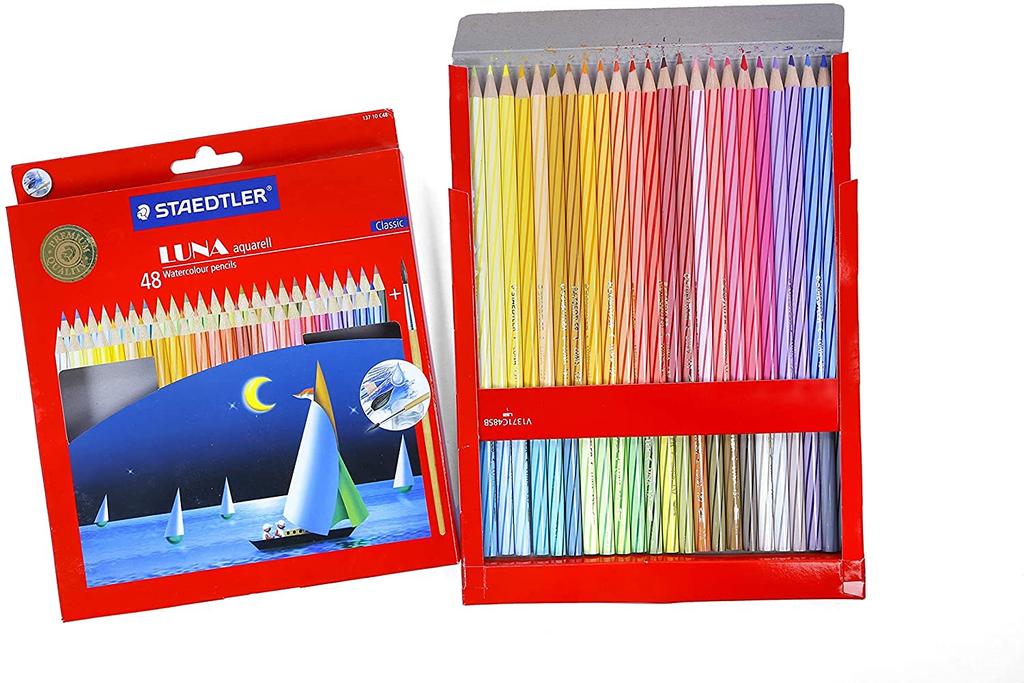 Staedtler Luna Watercolor Pencils Watercolor 48 (Luna Pencils, Colors) [Used]