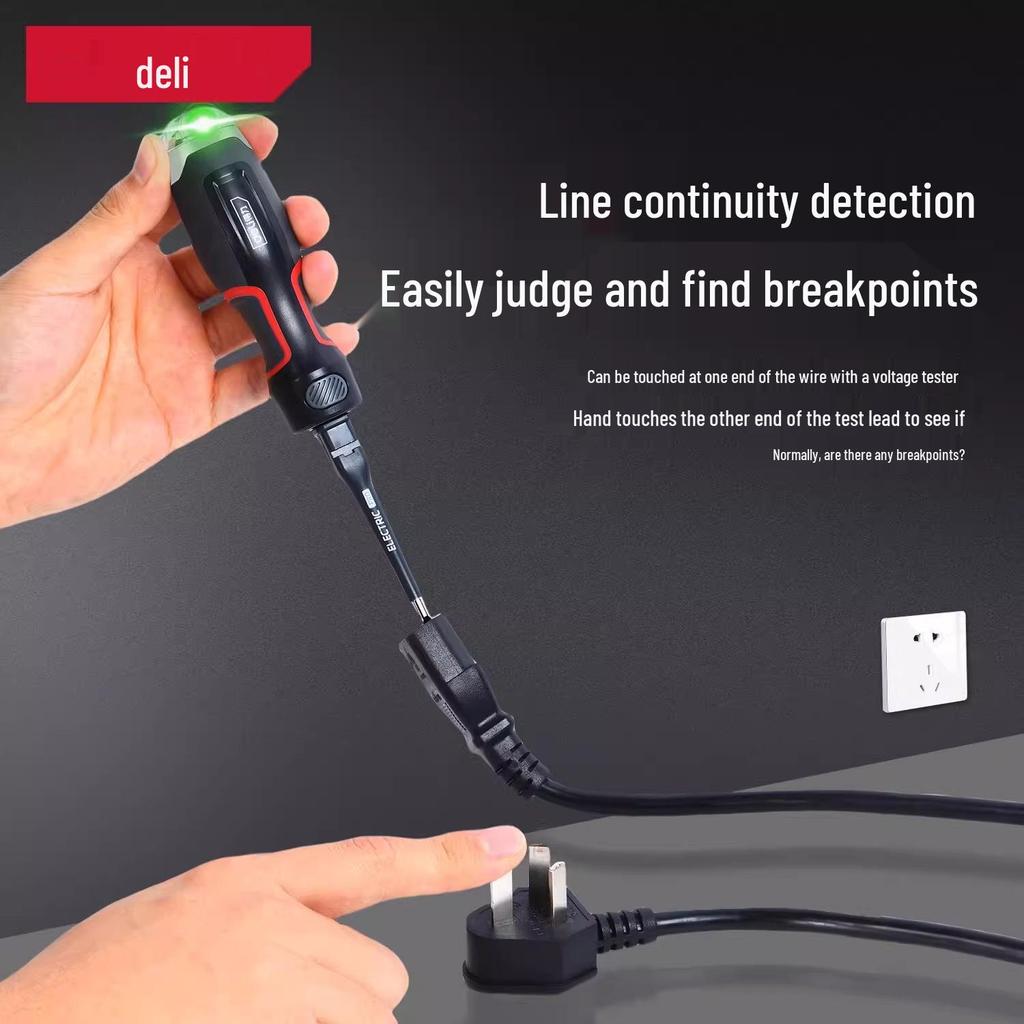 Deli Multifunction High Torque Voltage Tester Pen