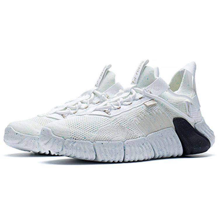 Li-Ning Wukong One-Piece Woven Lightweight Soft Trendy Sports Casual Shoes Women Sneakers White AGLS026-1
