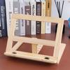 Wood Grain Reading Stand Children's Bookshelf Learning Notebook Support Stand Reading Rack Notebook Artifact Anti-myopia Book