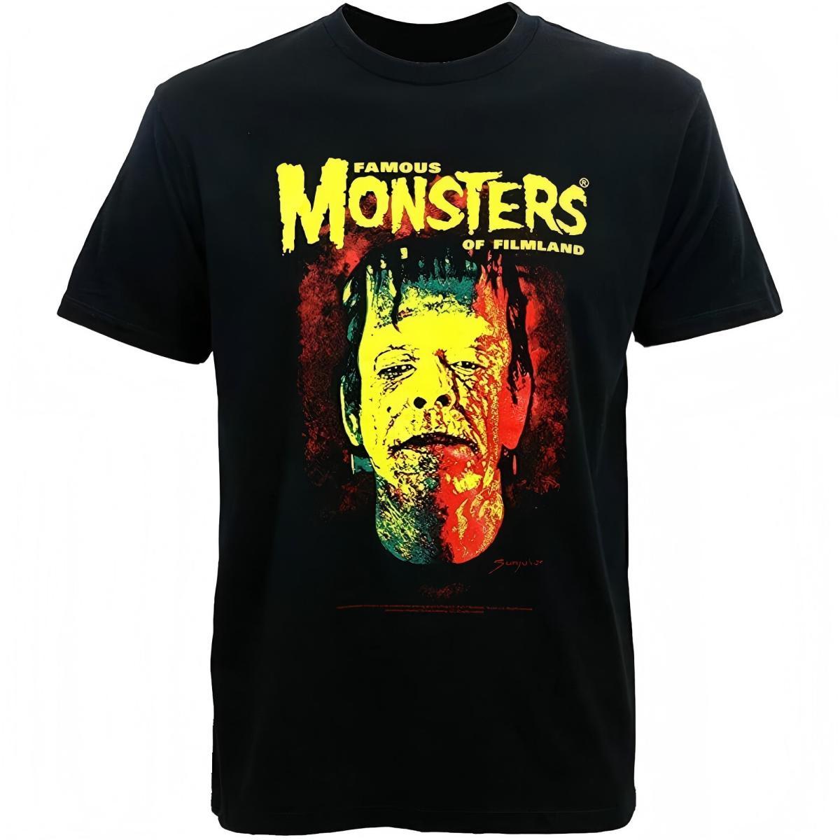 Famous Monsters Frankenstein T-Shirt S чёрный