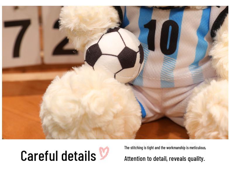 Soft Plush Bear with School Emblem - Cozy Gift for Kids