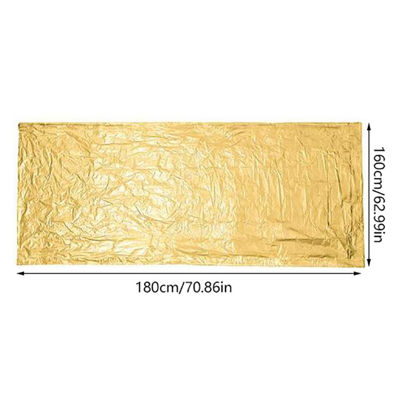 Portable Small Outdoor Camping Supplies First Aid Blanket Emergency Survival Blanket Insulation Blanket Sunscreen Blanket