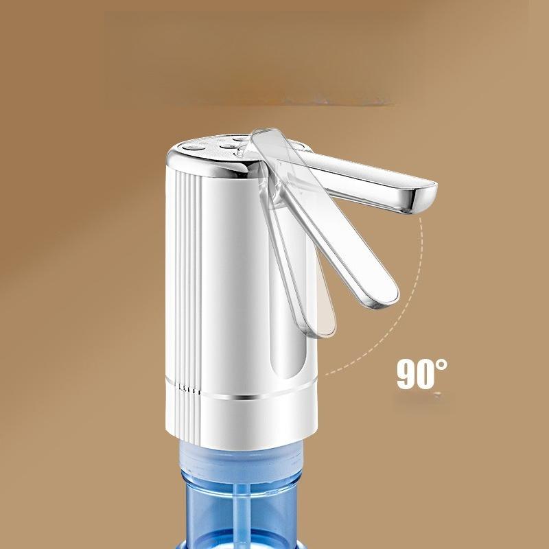 Portable White Automatic Water Dispenser Foldable Pump Water Dispenser Pump Household Electric Water Dispenser Button Control