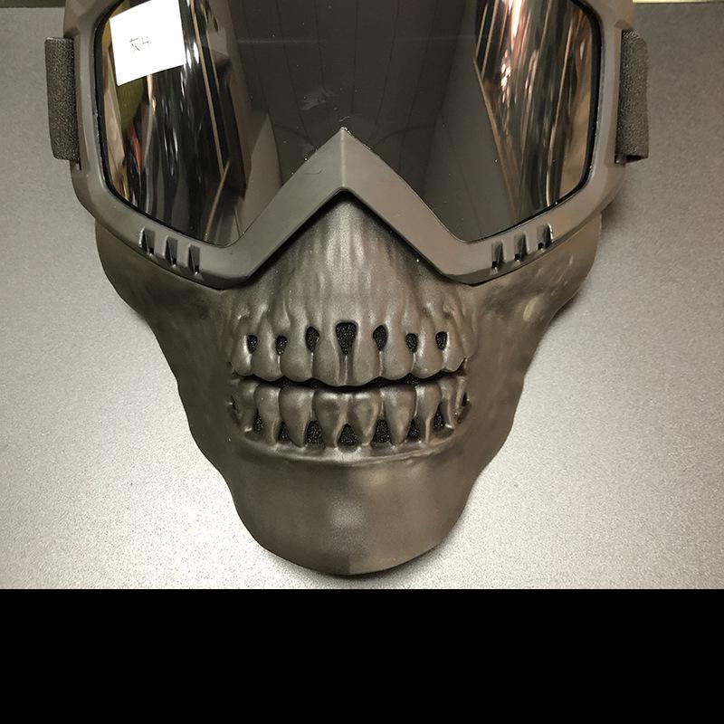 Tactical Skull Mask & Goggles: Windproof, Sandproof, Anti-Fog for Cycling, Motorcycle, Military, and Outdoor Sports