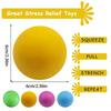 Soft Elastic Squeeze Toy 4PCS with Color Changing for Hand Relaxation and Daily Stress Management Adult Student Use