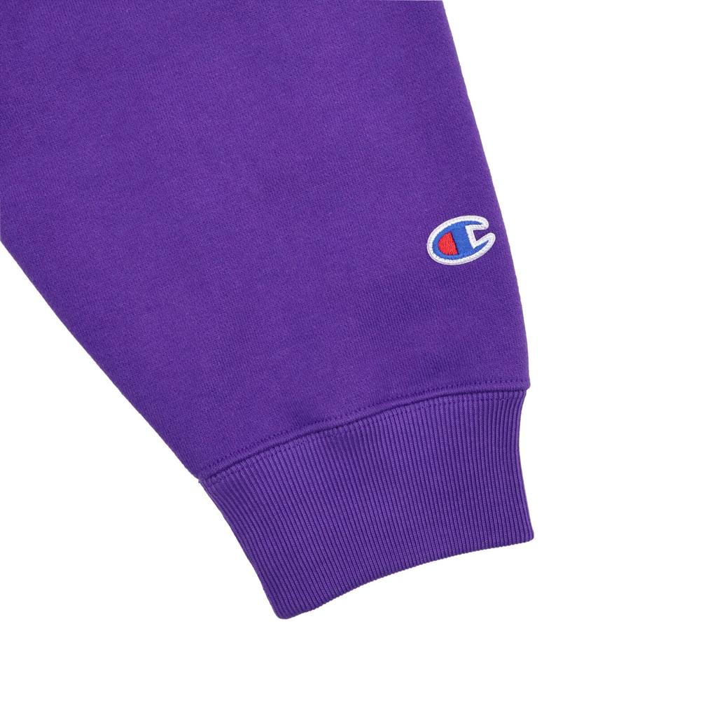 Supreme Champion Zip Up Hooded Sweatshirt Purple