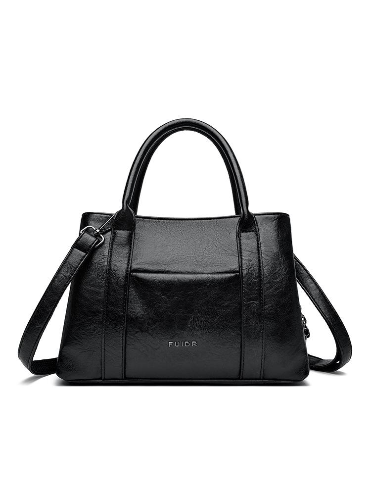 

Niche retro large-capacity tote bag women s 2025 new multi-layer commuter single shoulder oblique span handheld briefcase