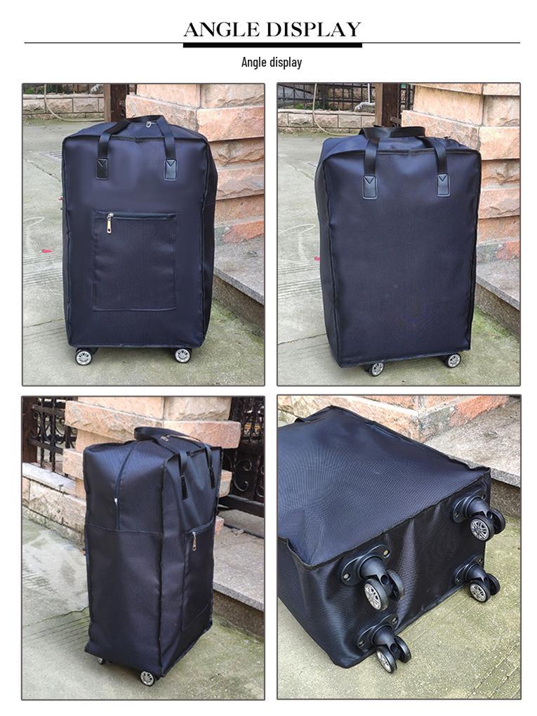 Reisetasche mit großer Kapazität, faltbar und mit Rollen – Unisex-Gepäck, Umstands- und Einkaufsaufbewahrungslösung