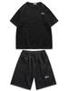 Men's High-End Summer Casual Two-Piece Set: Short-Sleeve T-shirt & Shorts