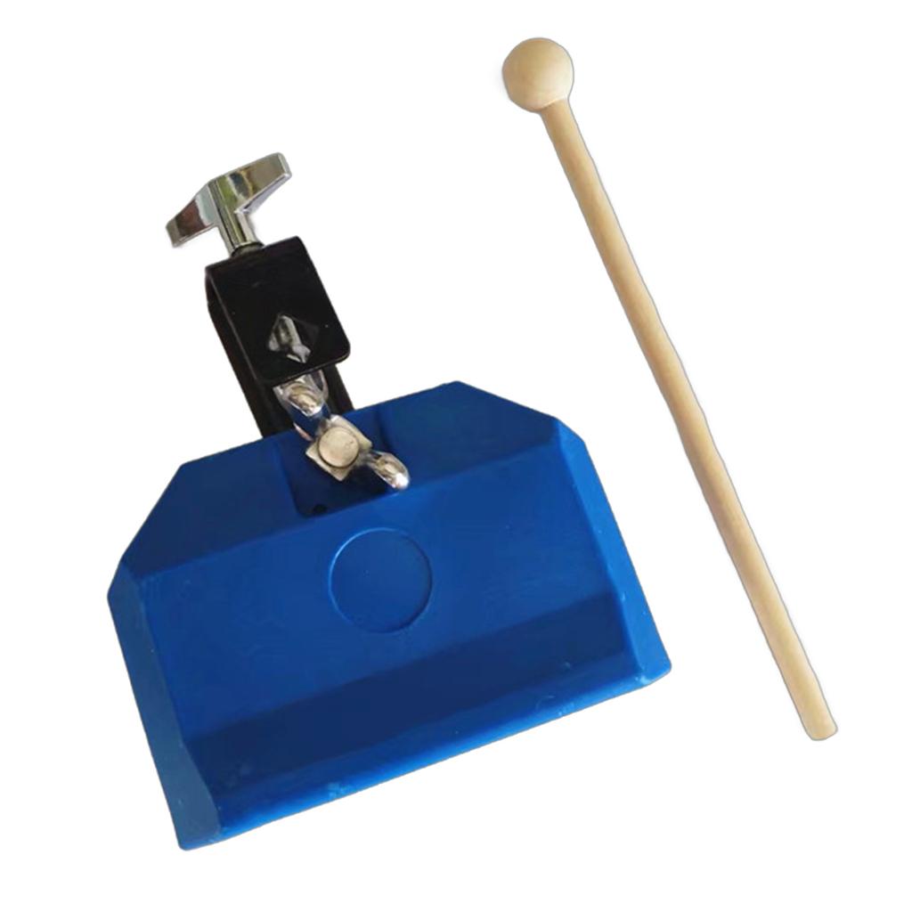 Block, Plastic Timbales Instrument Latin Percussions Instrument Cowbell for Drum Set, Band Practice and Performances