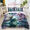 Alice Fairy 3pcs Quilt Set 1*quilt Cover+2*pillowcase Printed Duvet Cover And Pillowcase Three-Piece Set Bedding for Bedroom