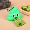 Pet Waste Bag Dispenser with Carabiner Easy To Hang Stool-Shaped Vinyl Pet Degradable