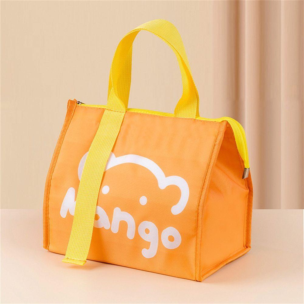 1PC Oxford Cloth Lunch Box Bag Food Storage Insulated Cooler Cool Bag Handbag Travel Lunch Bag Camping Picnic Bag