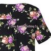 Women Casual Floral Print Short Sleeve Henry Shirt Summer 2025