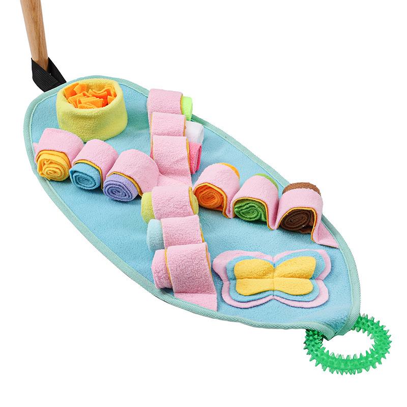 Pet Sniffing Puzzle Mat: Slow Feeder & Emotion Soother for Dogs & Cats