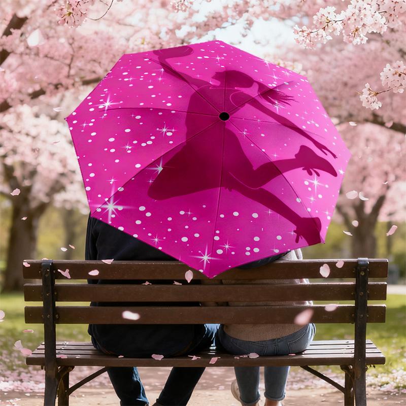 1pc Basketball Player Pattern Umbrella Design Automatic Opening and Closing Umbrella, High-quality Travel Umbrella,  C1128252