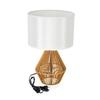 Table night lamp, white shade, Boho style, 1xE27, 50cm