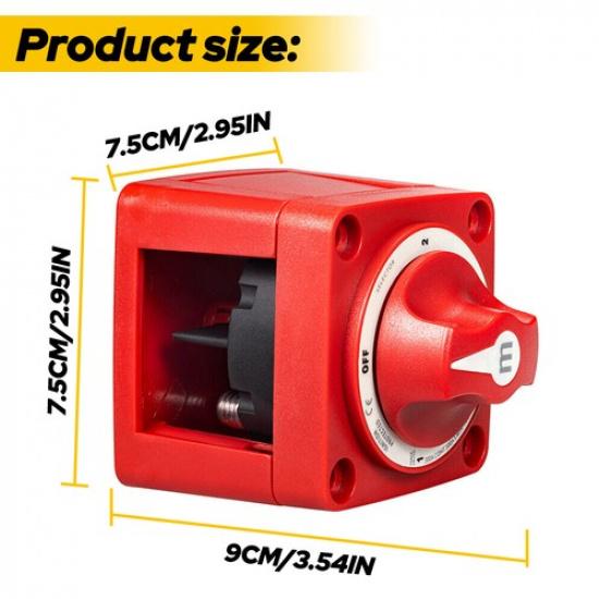 6007 M-Series Dual Battery Switch Selector 4 Position Marine  Boat