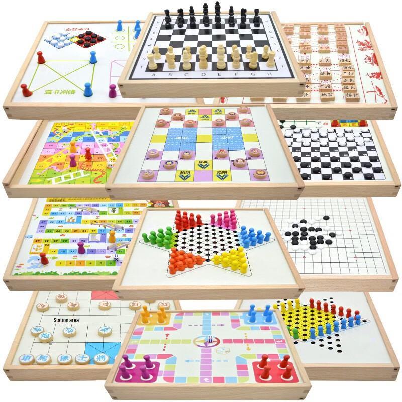 20-in-1 Multi-functional Board Game Set