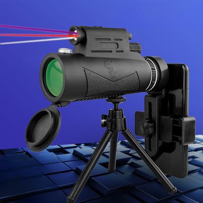 Zdroj Factory Monokulární dalekohled 12×50 plně optický dalekohled s vysokým rozlišením a laserovou lampou pro osvětlení