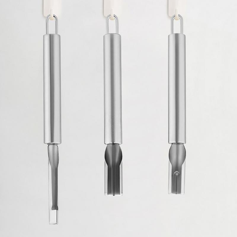 1/3Pcs Carving Tool Stainless Steel Carving Knife Fruit And Vegetable Carving Knife Semicircle Water Drop Petal Shape