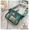 Nylon Fashion Female Crossbody Bag With Zipper Pockets For Daily Casual Use