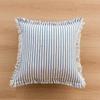 Ramie Cushion Cover with Tassels Euro Flax Decorative Throw Pillow Cover Boho Shabby Chic Style for Couch Bed Home