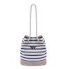 Striped Bucket Bag Women's New Summer Fashion Casual Shoulder Bag Commuter Messenger Bag