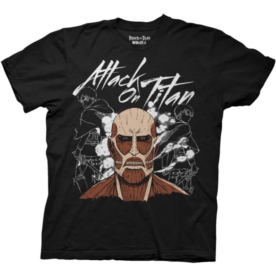 RIPPLEJUNCTION Ripple Junction Attack On Titan Dark Titan Group Adult T-Shirt 2XL Black XXXXXL чёрный