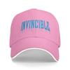 Invincible Paint Drip Logo Casual Baseball Cap  Hunting Camping Hats Summer High Quality Unisex-Teens Fitted Retro Baseball Caps