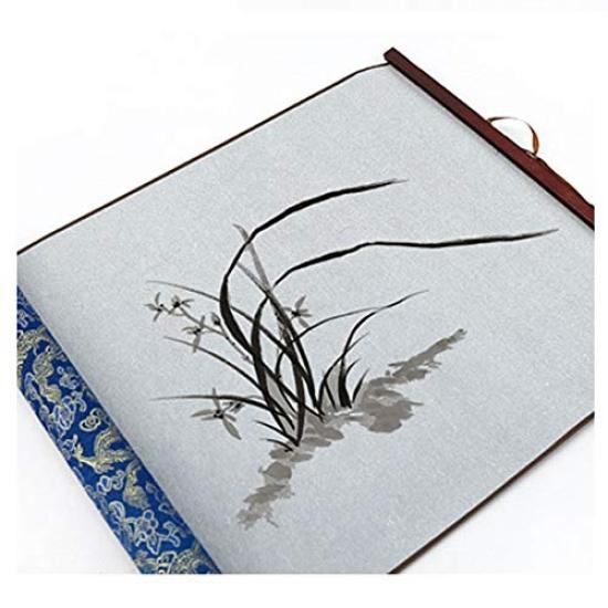 Water Calligraphy Set Gold Silk Fabric Water Writing Cloth White Background Exquisite and Beautiful Calligraphy Practice Tools No Ink Needed Writes