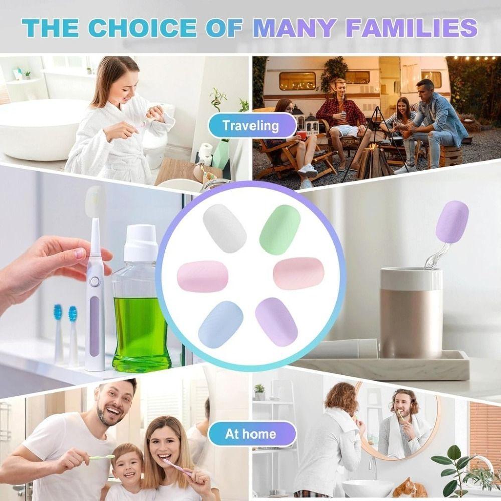 Hook Toothbrush Cover Silicone Toothbrush Box Durable Toothbrush Storage Clip