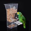 Hanging Bird Feeder for Cage Bird Feeder House Bird Feed Box Hanging Parrot Food Feeder Container Outdoor Feeding