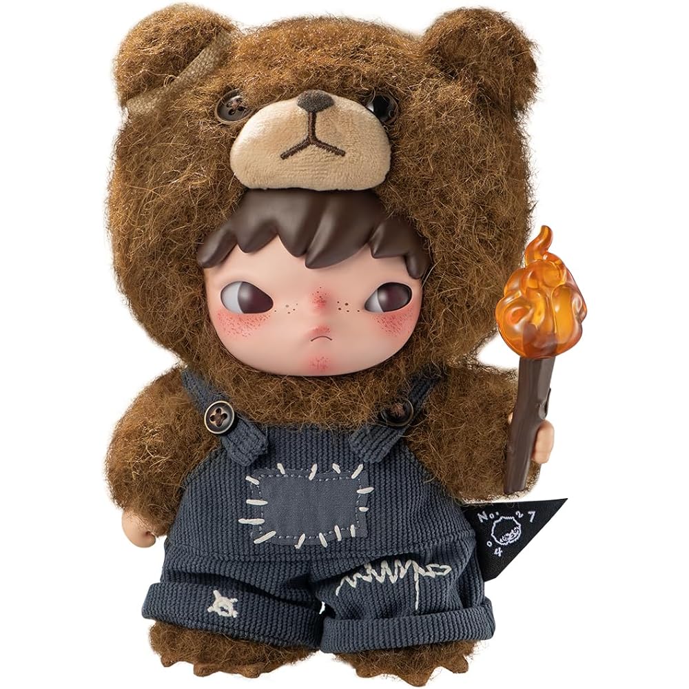 Pop Mart Hirono Living Wild Fight for Joy Plush Toy Soft Stuffed Animal