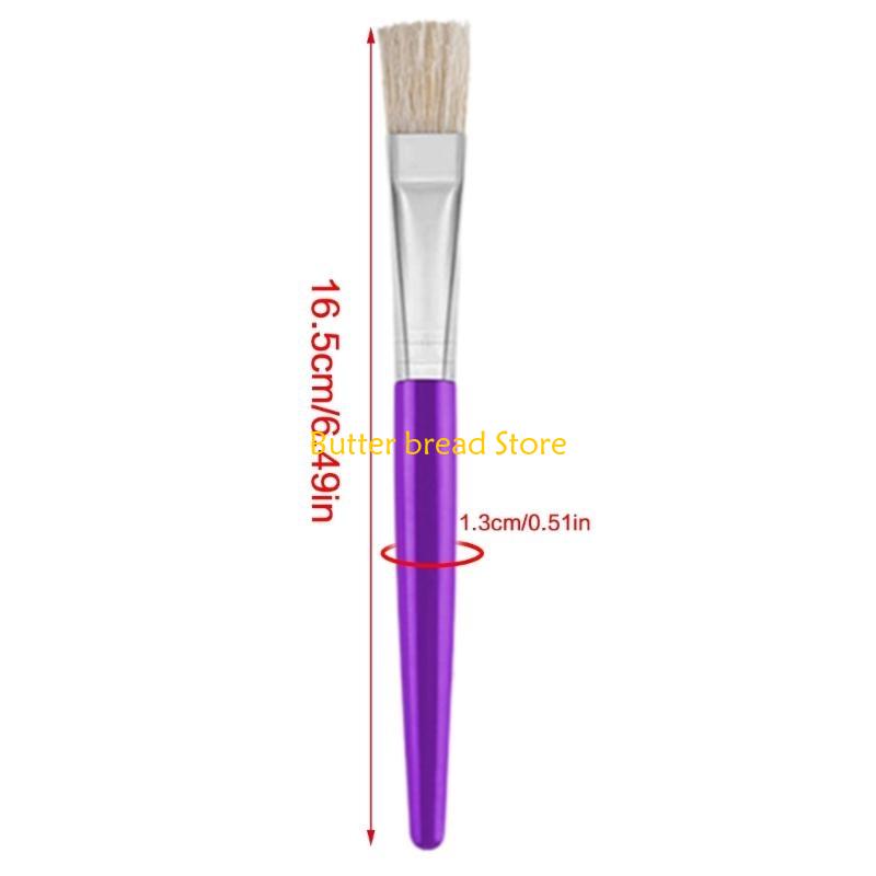 W89C Colorful Paint Brush for Student Acrylics Oil Gouache Watercolor Painting