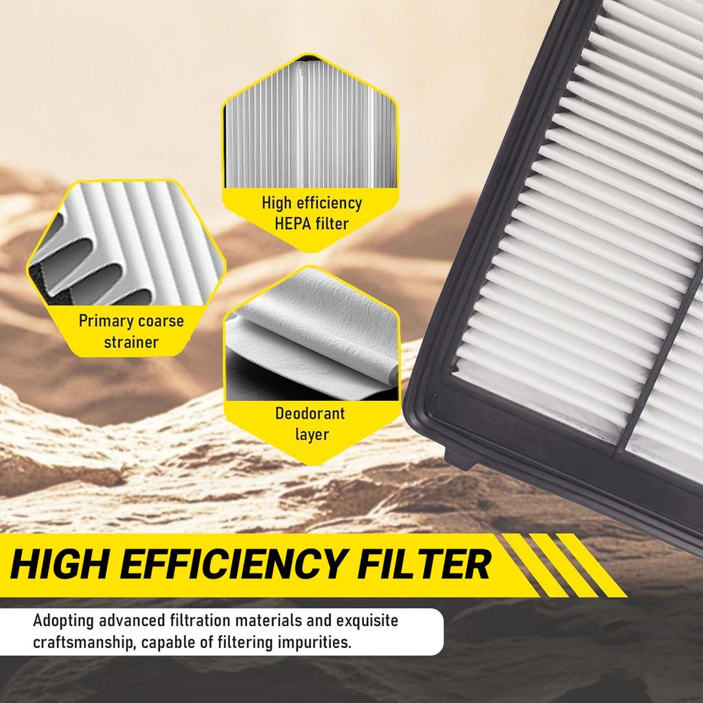 For HONDA CIVIC 2012-2015 L4 1.8L Car Engine Air Filter CA11113 PA4452 ADH22280 0986AF2973 F026400412 CAF101023P Air Filters 7