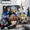 1PC Death Note Print Flannel Blanket, High Quality All Seasons, Home Decor, Warmth and Comfort, Perfect for Christmas Gifts