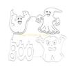 Halloween Metal Cutting Dies Stencil Scrapbooking DIY Album Stamp Paper Card Embossing Decoration Craft Top Sale