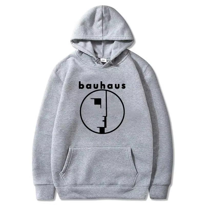 Men's Hoodie Bauhaus Post Punk Goth Rock Crew Neck Graphic Printed Sweatshirt Fashion Casual Women Pullover Hoody
