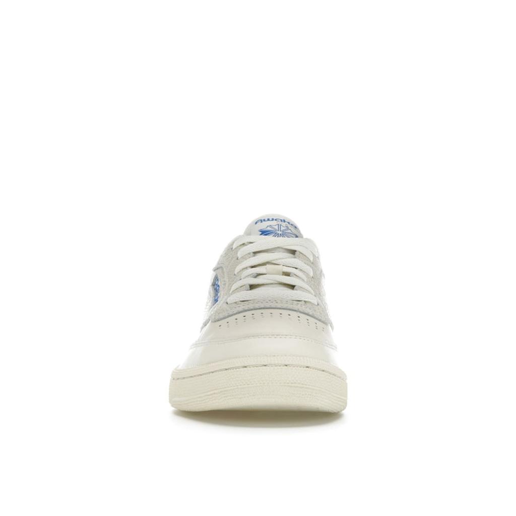 Awake NY x Reebok Club C 85 Branco Pele de Cobra Tênis Unissex Creme Sandtrap Giz H03328